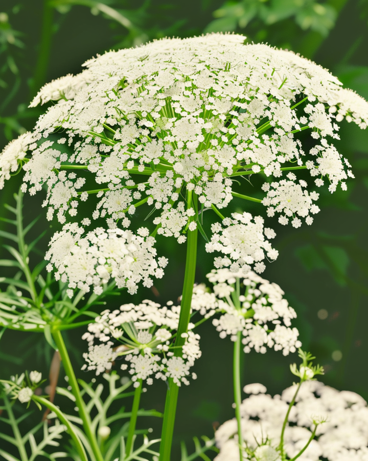 Toothpick The Giant frön (Ammi visnaga) – ekologisk ettårig blomma
