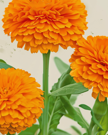 Ringblomma Balls Orange-frön (Calendula officinalis) – ekologisk ettårig blomma