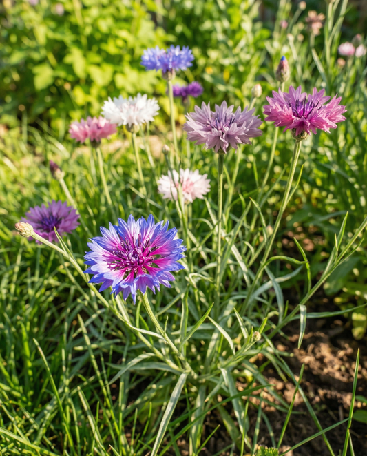 Blåklint Blandad (Centaurea cyanus) – ekologiska frön till ettårig blomma från SeedsChoice