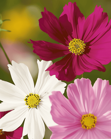Sensation-frön (Cosmos bipinnatus) – ekologisk ettårig blomma