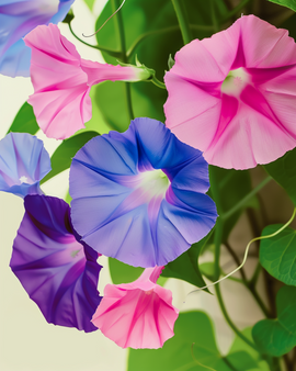 Ipomoea Purpurea Frön Ekologiska Ettåriga Blandade Blommor Förpackning