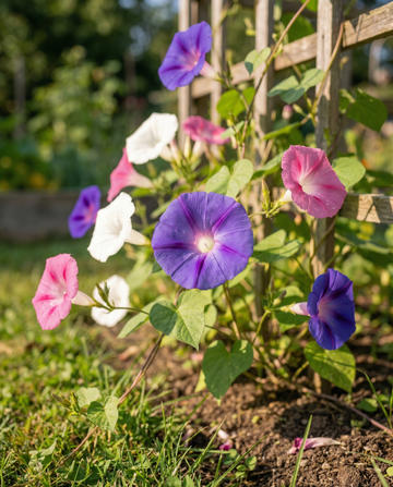 Mixed Pack (Ipomoea purpurea) – ekologiska ettåriga blomsterfrön från SeedsChoice