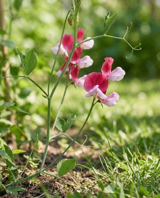 Luktärt Painted Lady (Lathyrus odoratus) – ekologiska frön för ettårig blomma från SeedsChoice