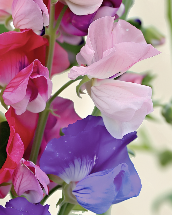 Luktärt Spencer Mixed frön (Lathyrus odoratus) – ekologisk ettårig blomma