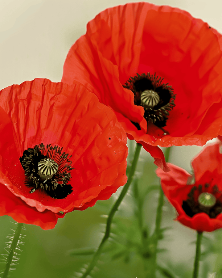 Vallmofrön (Papaver rhoeas) – ekologisk ettårig blomma