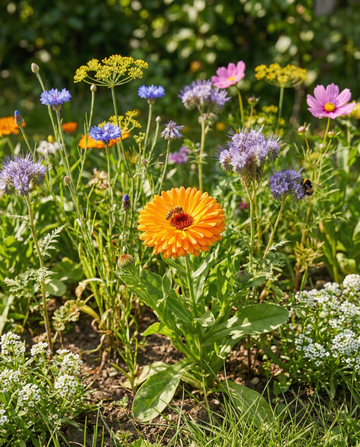 For Bees Mix (Sinapis alba) – ekologiska ettåriga blomsterfrön från SeedsChoice