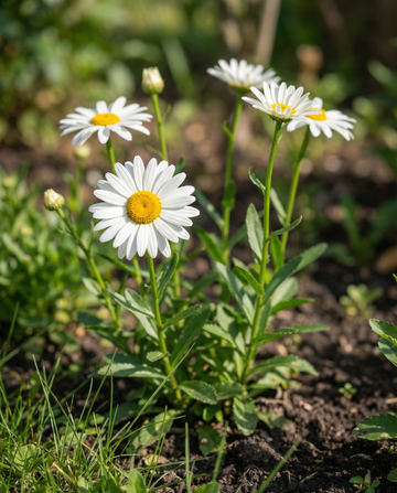 Shasta-daisy May Queen (Chrysanthemum leucanthemum) – ekologiska fleråriga frön från SeedsChoice