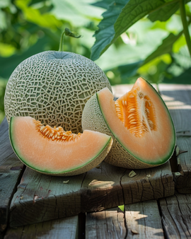 Sockermelon Charentais Frön Ekologisk Cucumis Melo Ettårig