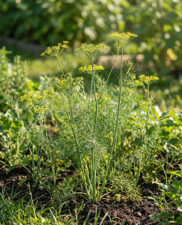 Dill (Anethum graveolens) – ekologiska ettåriga örtfrön från SeedsChoice