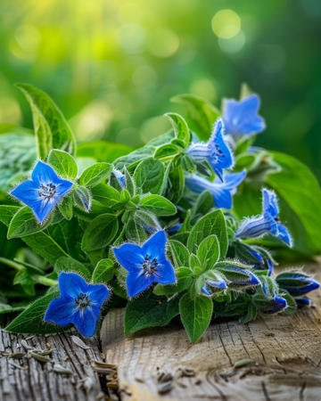 Gurkörtsfrön (Borago officinalis) – ekologisk ettårig ört
