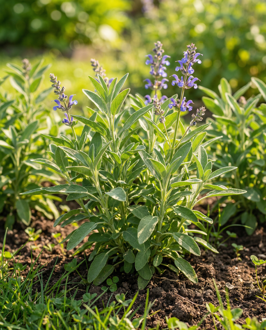 Salvia (Salvia officinalis) – ekologiska frön av flerårig ört från SeedsChoice