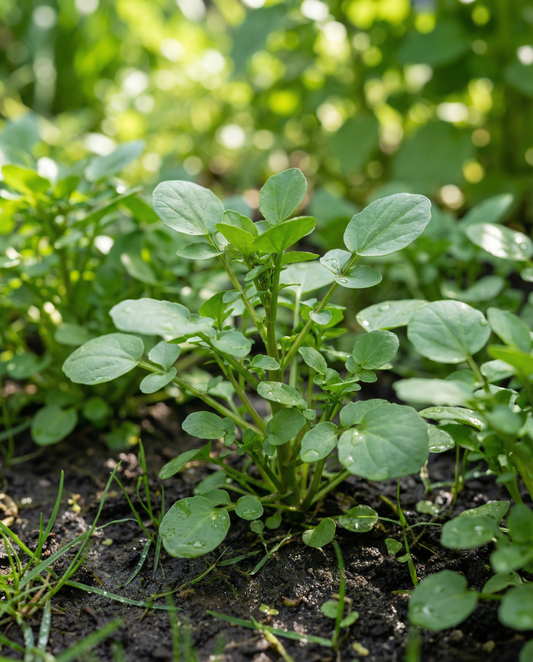 Vattenkrasse (Nasturtium officinale) – ekologiska örtsfrön från SeedsChoice