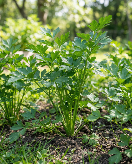 Persilja Gigante D'italia (Petroselinum crispum) – ekologiska tvååriga frön från SeedsChoice