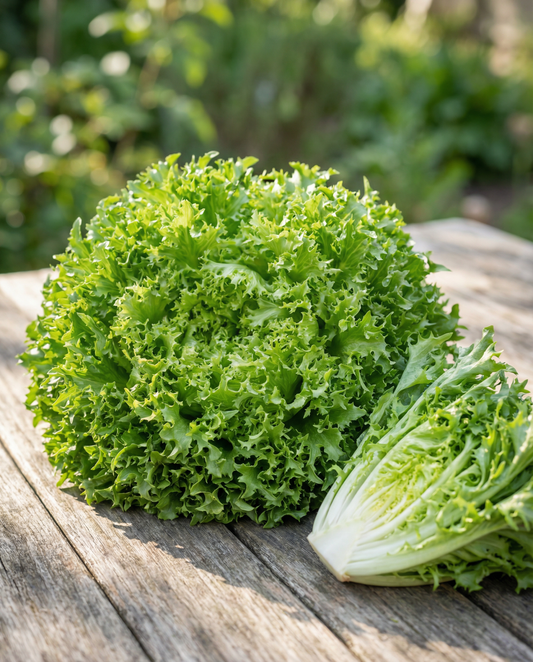 Krullsallat Grosse Pancaliere (Cichorium endivia) – ekologiska ettåriga grönsaksfrön från SeedsChoice