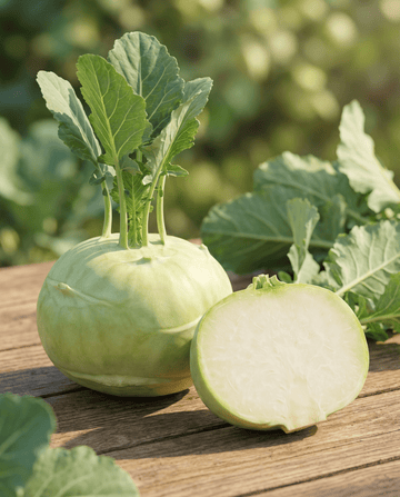 Kålrabbi Korist F1 (Brassica oleracea) – ekologiska ettåriga grönsaksfrön från SeedsChoice