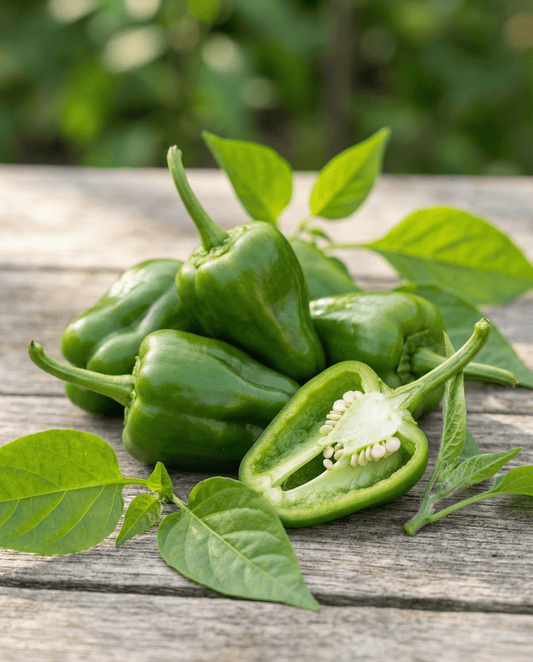 Padron Pepper (Capsicum annuum) – ekologiska ettåriga grönsaksfrön från SeedsChoice