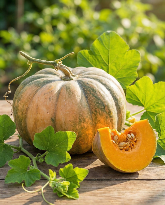 Musquée De Provence-pumpa (Cucurbita moschata) – ekologiska ettåriga grönsaksfrön från SeedsChoice