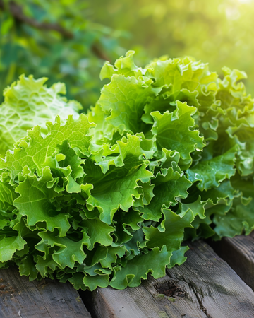Sallatfrön Bionda A Foglia Riccia (Lactuca sativa) – ekologisk ettårig grönsak