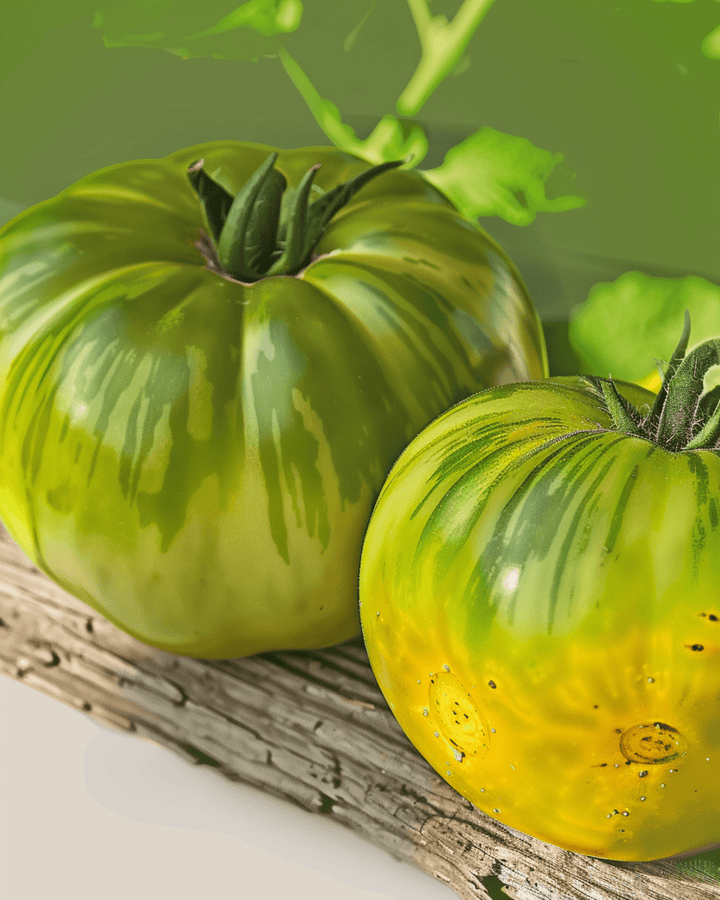 Tomat Green Zebra frön (Solanum lycopersicum) – ekologisk ettårig grönsak