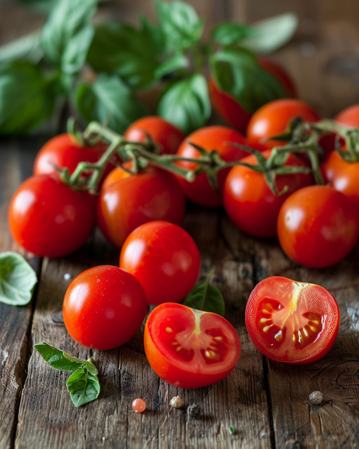 Körsbärstomatfrön Sweetie (Solanum lycopersicum) – ekologisk ettårig grönsak