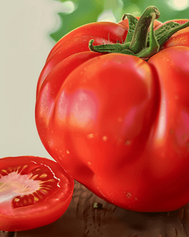 Ekologiska frön till kötttomat Marmande Solanum lycopersicum ettårig