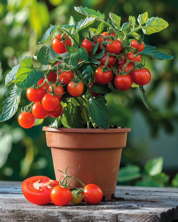 Hängande tomat Koralik frön (Solanum lycopersicum) – ekologisk ettårig grönsak