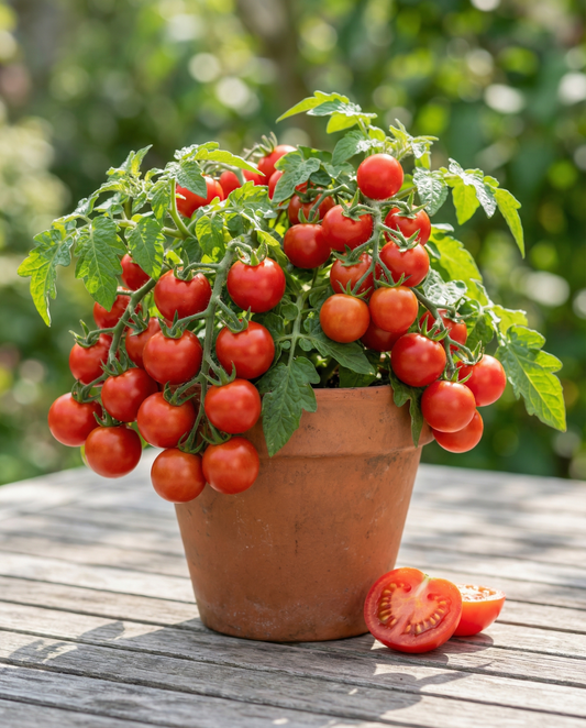 Hängande tomat Koralik (Solanum lycopersicum) – ekologiska ettåriga grönsaksfrön från SeedsChoice