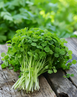 Krassefrön Lepidium sativum ekologisk ettårig grönsak