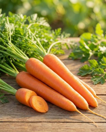 Sommarmorot Nantes 2 (Daucus carota) – ekologiska ettåriga grönsaksfrön från SeedsChoice