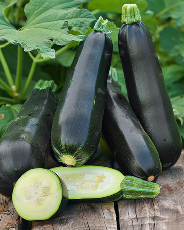 Black Beauty zucchinifrön (Cucurbita pepo) – ekologisk ettårig