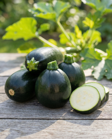 Black Beauty zucchini (Cucurbita pepo) – ekologiska ettåriga frön från SeedsChoice