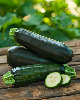 Sommarsquash Dunja F1 frön ekologisk Cucurbita pepo ettårig