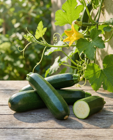 Klätterzucchini Ola Escaladora (Cucurbita pepo) – ekologiska frön till ettårig klätterväxt från SeedsChoice