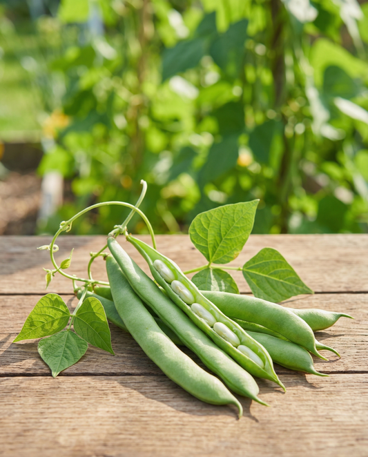 Rosenböna Emergo (Phaseolus coccineus) – ekologiska ettåriga grönsaksfrön från SeedsChoice
