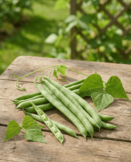 Klätterbönor Helda (Phaseolus vulgaris) – ekologiska frön till ettårig klätterväxt från SeedsChoice