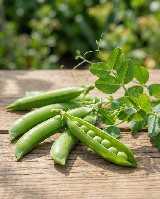Karina ärt (Pisum sativum) – ekologiska ettåriga grönsaksfrön från SeedsChoice