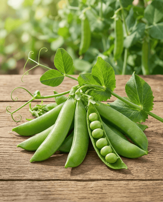 Sockerärta Norli (Pisum sativum) – ekologiska ettåriga grönsaksfrön från SeedsChoice