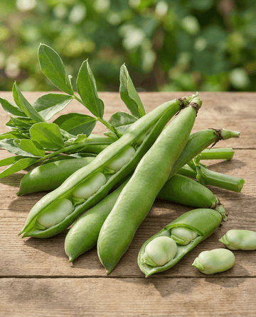 Bondböna Witkiem 50g (Vicia faba) – ekologiska ettåriga grönsaksfrön från SeedsChoice