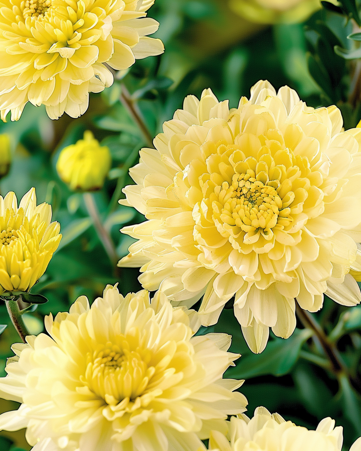 Aster Princess Yellow frön (Callistephus chinensis) – ettårig