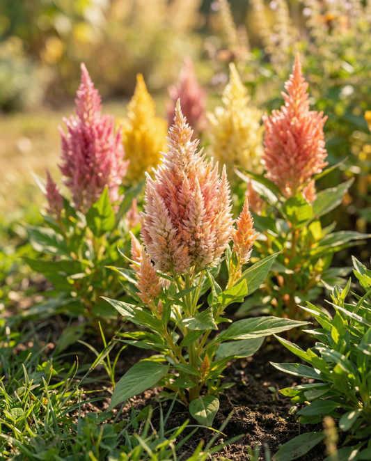 Ice Cream Mixed (Celosia argentea) – frön för ettårig blandning från SeedsChoice