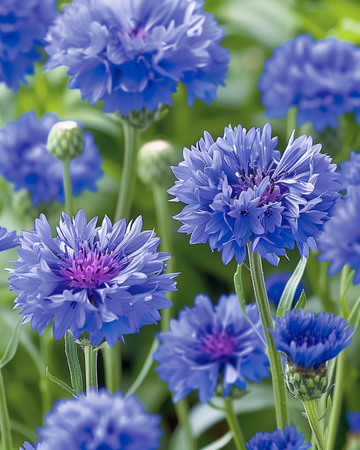 Blåklint Blue Ball frön (Centaurea cyanus) – ettårig blomma