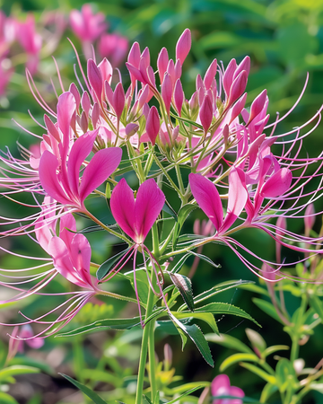 Spindelblomma Rose Queen frön (Cleome hassleriana) – ettårig blomma