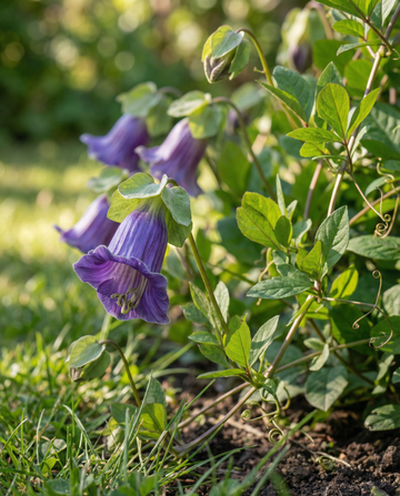 Munkvin klätterväxt (Cobaea scandens) – ettåriga klätterväxtfrön från SeedsChoice