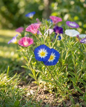 Dvärgfrön (Convolvulus tricolor) – ettårig blandning