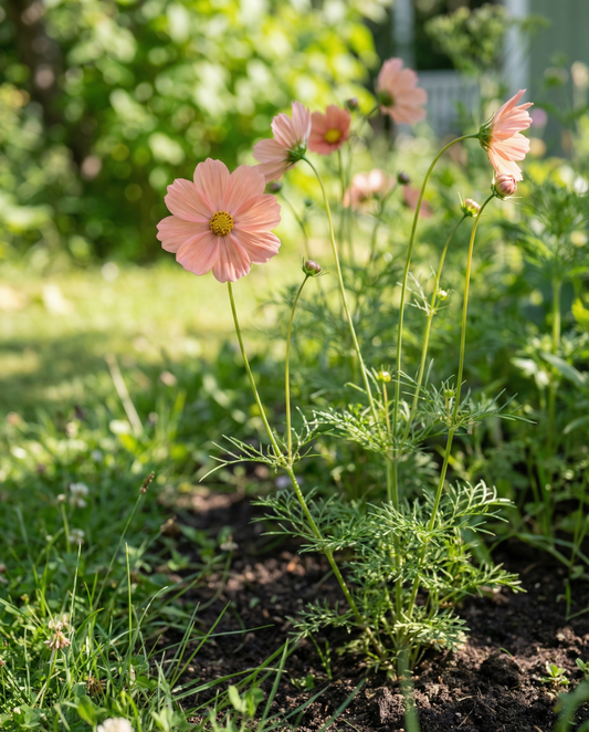 Apricotta (Cosmos bipinnatus) – ettåriga blomsterfrön från SeedsChoice