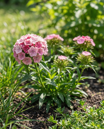 Borstnejlika Wee Willie (Dianthus barbatus) – ettåriga blomsterfrön från SeedsChoice
