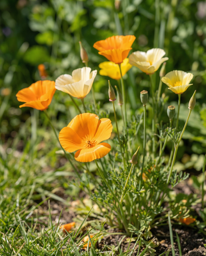 Enkelblommig blandning frön – ettårig blomma