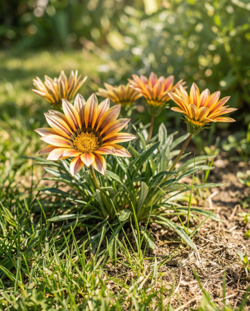 Treasure Mix F1 Tiger (Gazania rigens) – ettåriga blomsterfrön från SeedsChoice