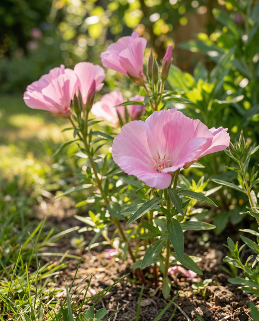Godetia Sweetheart Pink Flowered Azalea (Clarkia amoena) – ettåriga blomsterfrön från SeedsChoice
