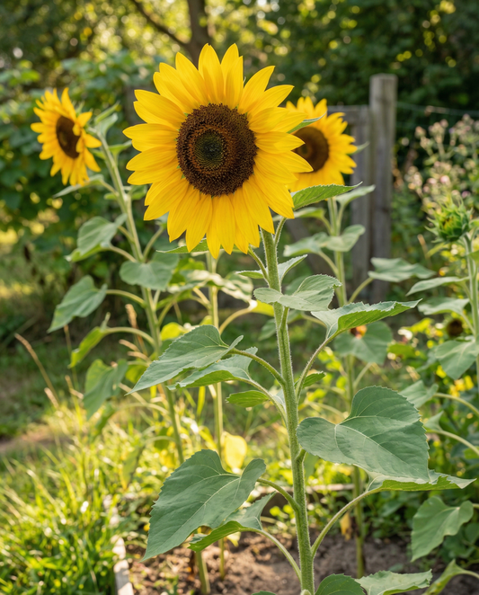 Solros Giganteus 250 cm hög (Helianthus annuus) – frön till ettårig blomma från SeedsChoice